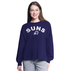Phoenix Suns G-III 4Her by Carl Banks Women's Athletic Pullover Sweatshirt Purple