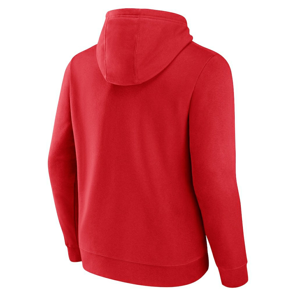 Buffalo Bills Primary Logo Pullover Hoodie - Red - NFL