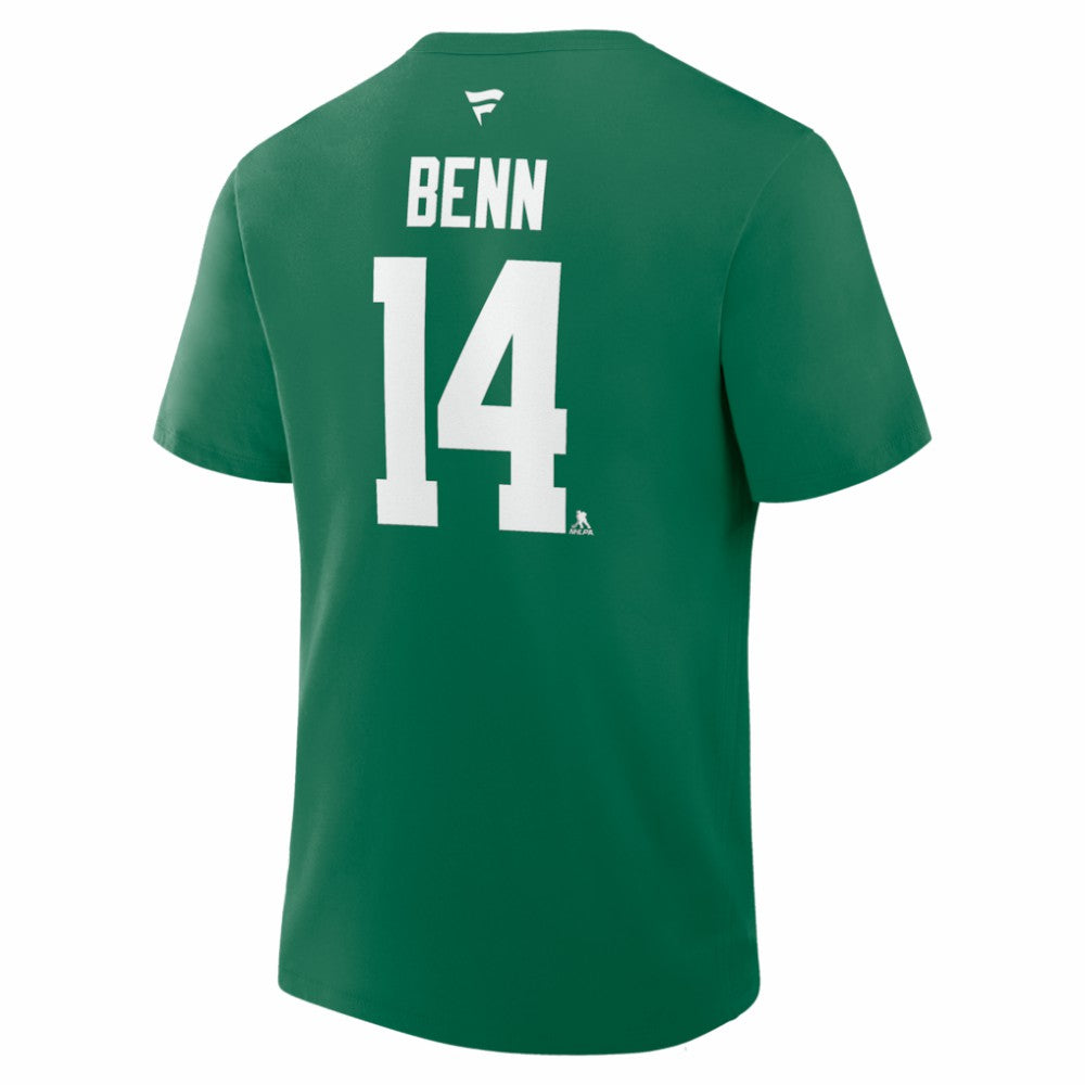 Jamie Benn Dallas Stars Fanatics Captain Authentic Stack Name & Number T-Shirt - Kelly Green | Fanatics discount