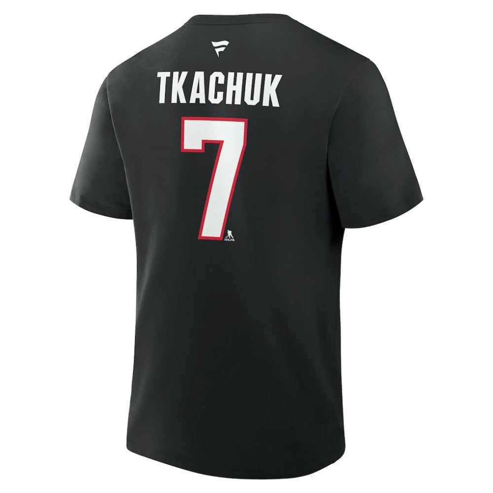 Brady Tkachuk Ottawa Senators Fanatics Authentic Stack Name & Number T-Shirt - Black | Fanatics Lifestyle