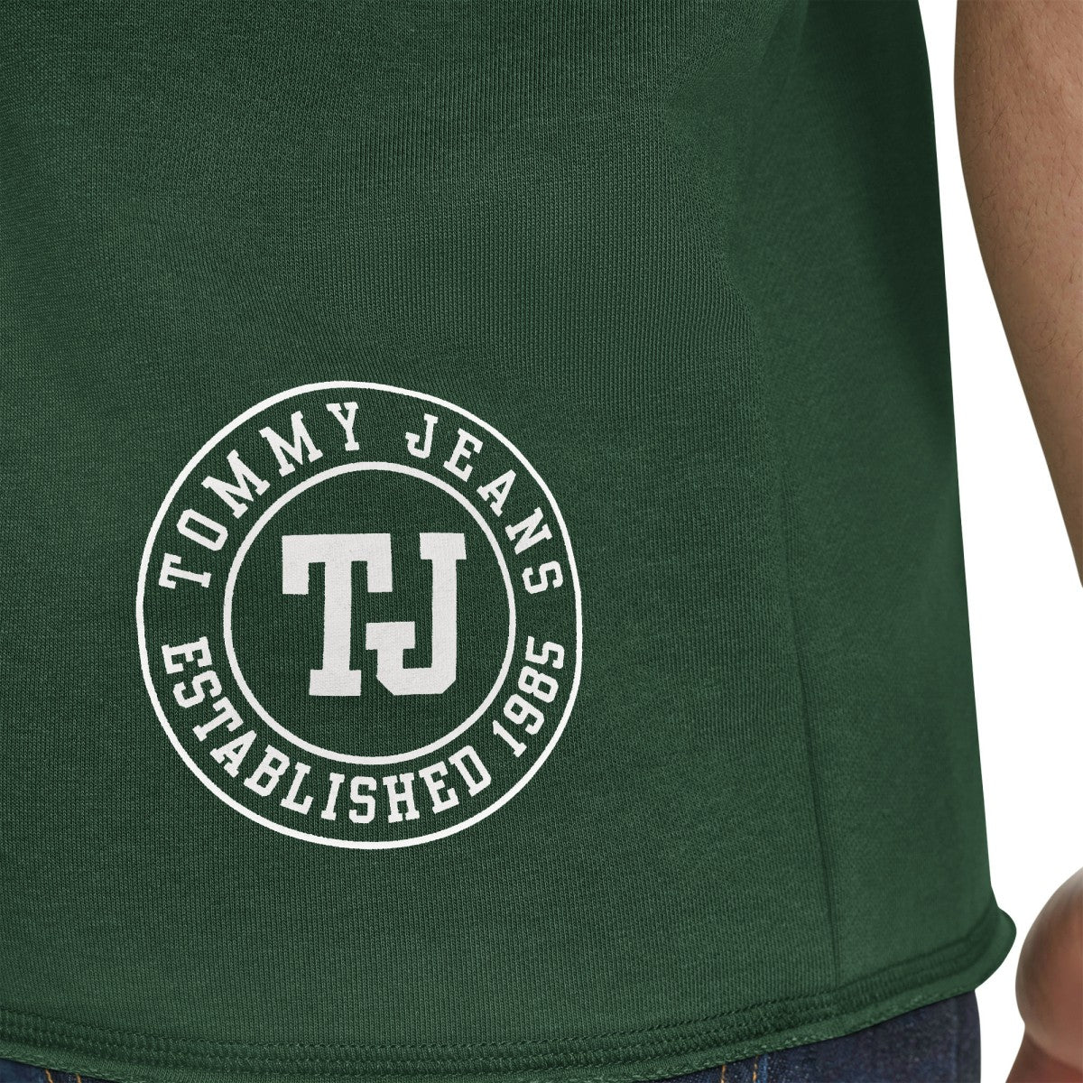 Milwaukee Bucks Tommy Jeans Paul French Terry Short Sleeve Pullover Hoodie Hunter Green