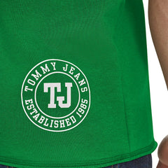 Boston Celtics Tommy Jeans Paul French Terry Short Sleeve Pullover Hoodie Kelly Green