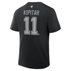 Anze Kopitar Los Angeles Kings Fanatics Authentic Stack Name & Number T-Shirt - Black | Fanatics Clearance