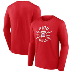 Philadelphia 76ers Huddle Long Sleeve T-Shirt Red