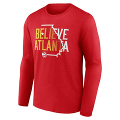Atlanta Hawks Team Pride Long Sleeve T-Shirt Red