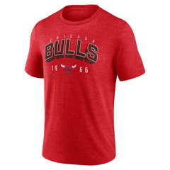 Chicago Bulls Backboard Tri-Blend T-Shirt Red