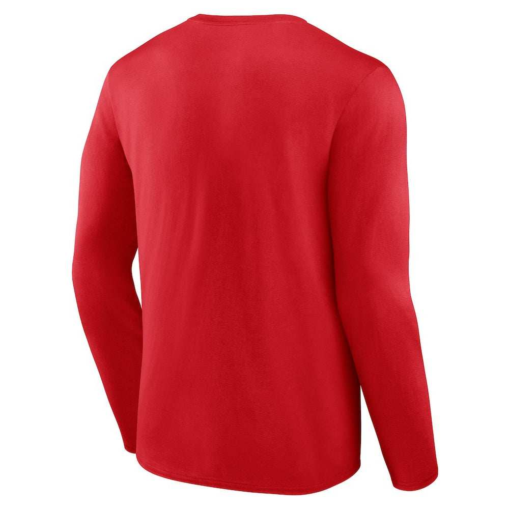 Detroit Pistons Alternate Logo Long Sleeve T-Shirt Red