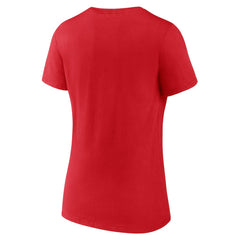 Houston Rockets Women's Team Pride V-Neck T-Shirt Red