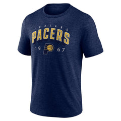 Indiana Pacers Backboard Tri-Blend T-Shirt Navy