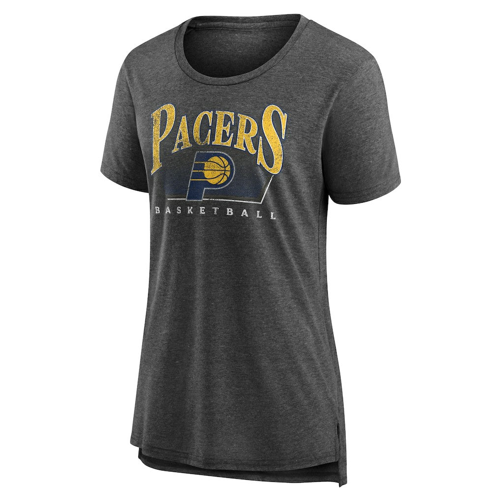 Indiana Pacers Women's Selection Tri-Blend T-Shirt Gray