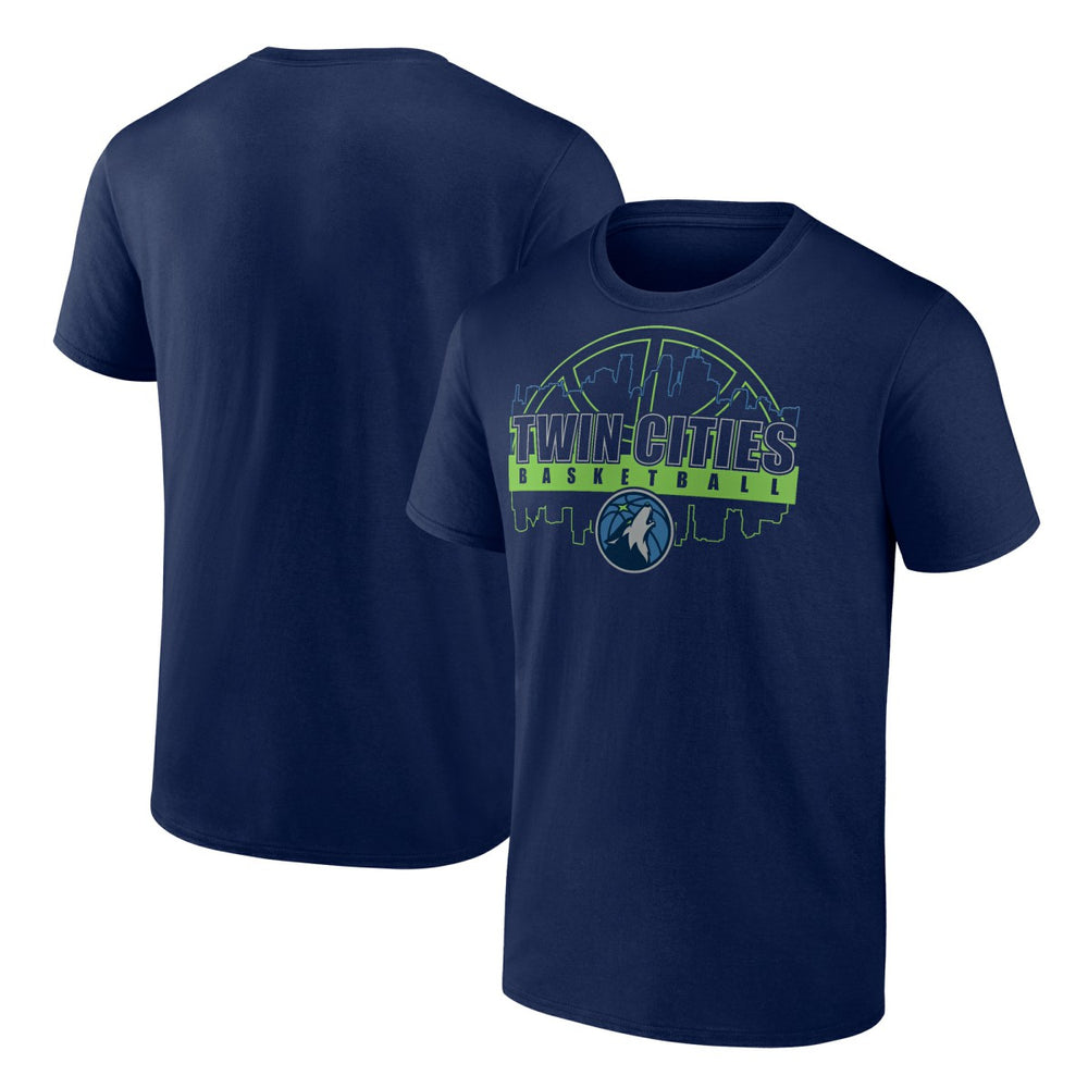 Minnesota Timberwolves Core Hometown Launch T-Shirt Navy