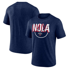 New Orleans Pelicans Team Pride Tri-Blend T-Shirt Navy