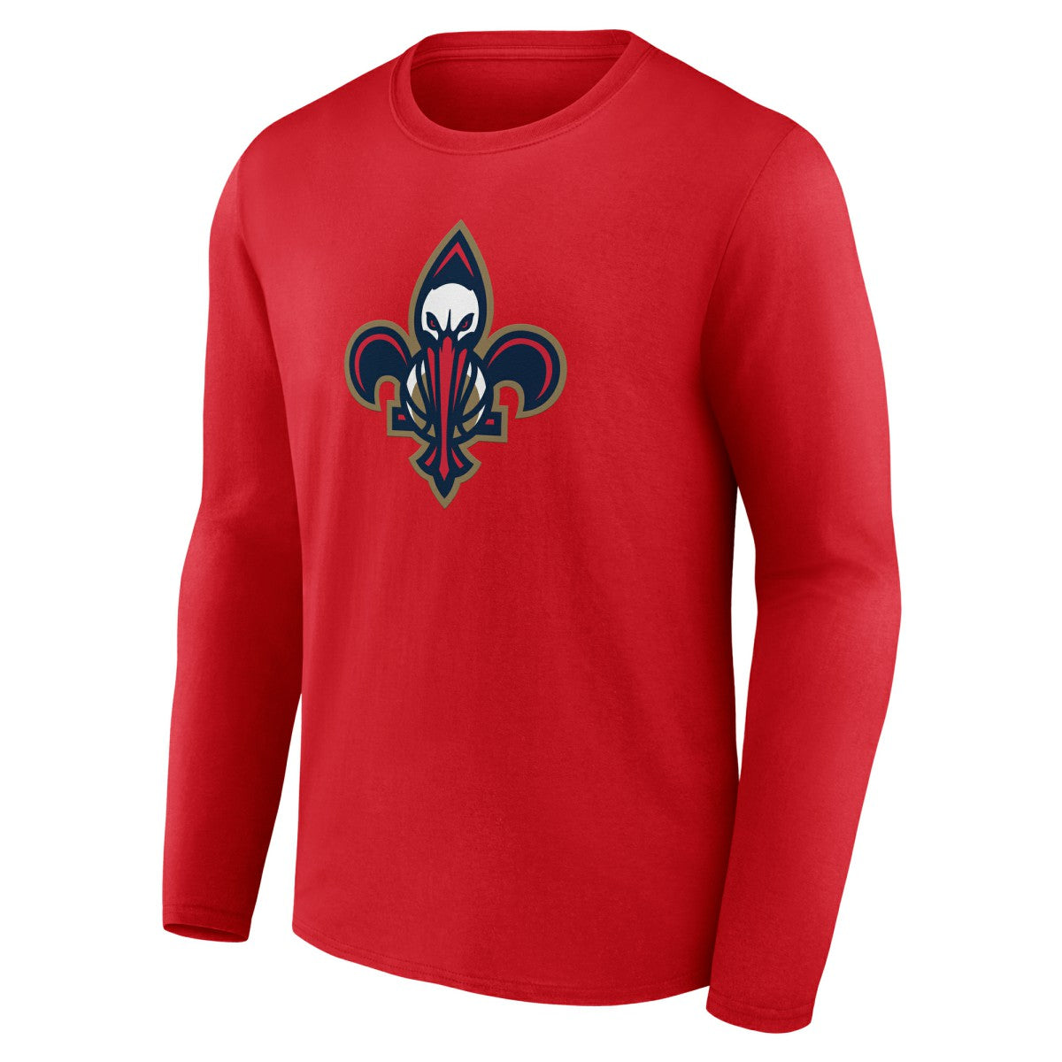 New Orleans Pelicans Alternate Logo Long Sleeve T-Shirt Red