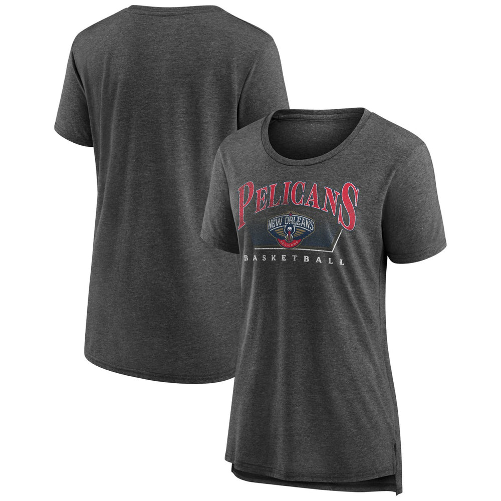 New Orleans Pelicans Women's Selection Tri-Blend T-Shirt Gray