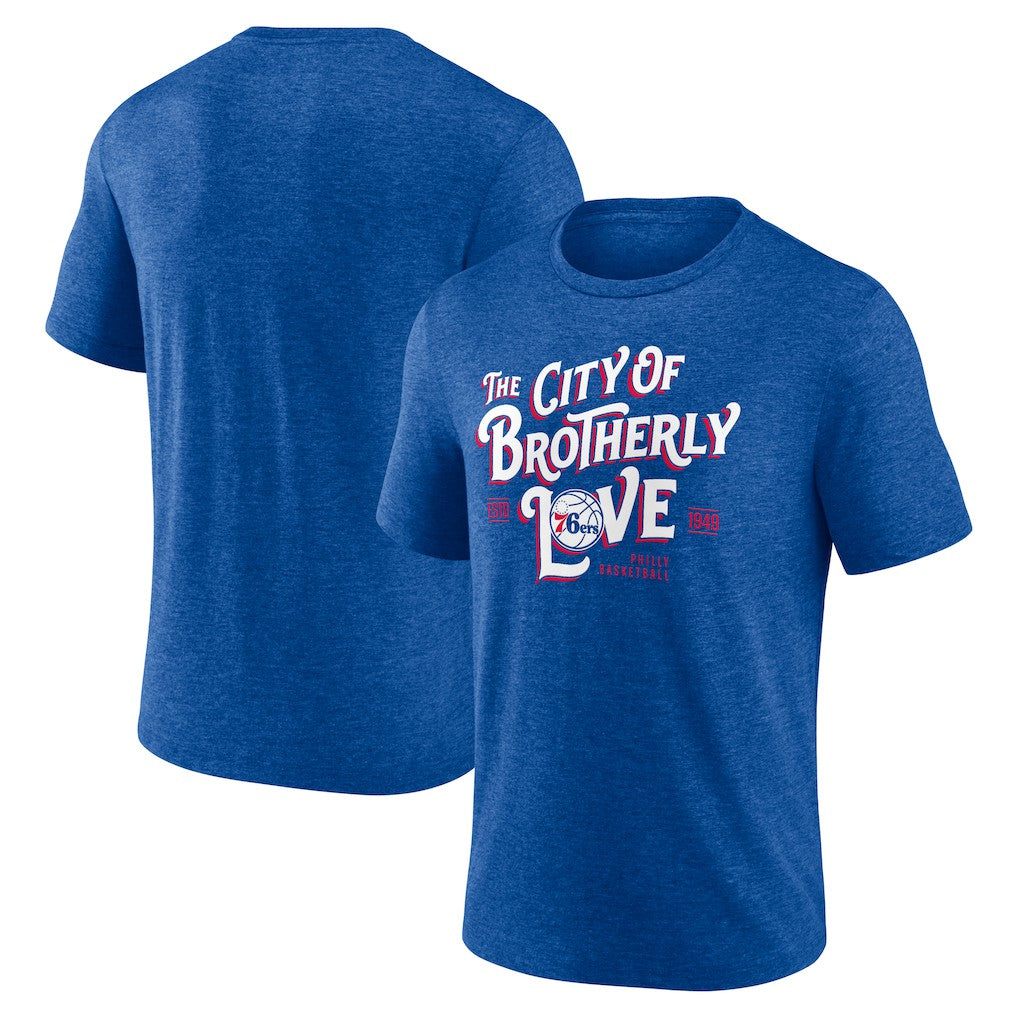 Philadelphia 76ers Team Pride Tri-Blend T-Shirt Royal