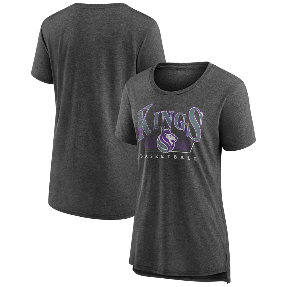 Sacramento Kings Women's Selection Tri-Blend T-Shirt Gray