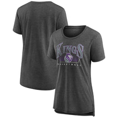 Sacramento Kings Women's Selection Tri-Blend T-Shirt Gray