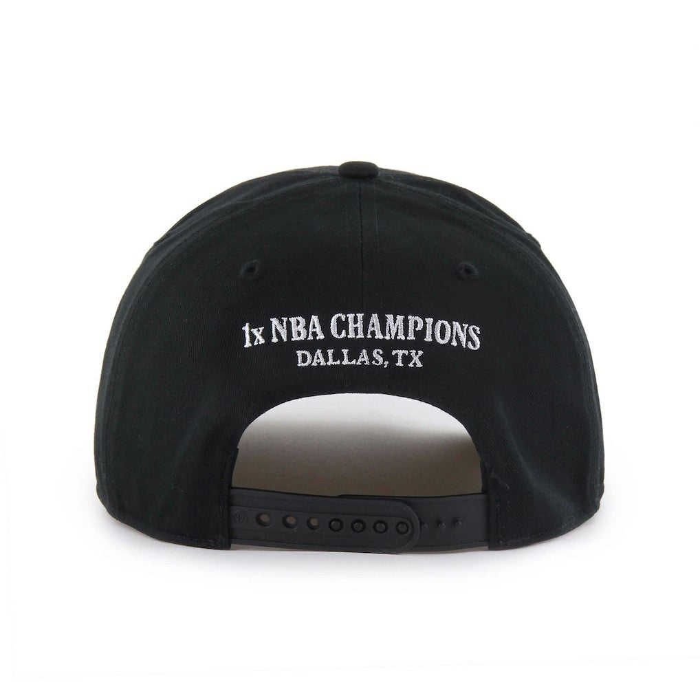 47 brand Dallas Mavericks '47 Every Time Past Champs Hitch Adjustable Hat Black