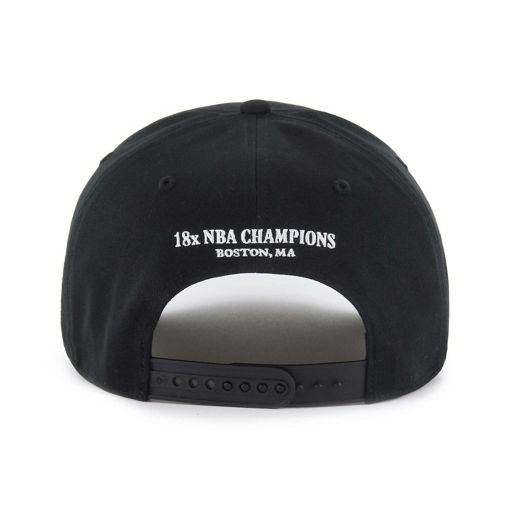 47 brand Boston Celtics '47 Every Time Past Champs Hitch Adjustable Hat Black