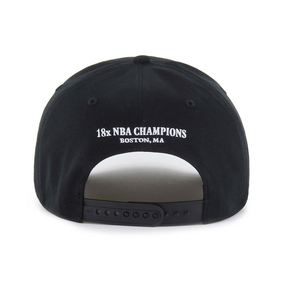 47 brand Boston Celtics '47 Every Time Past Champs Hitch Adjustable Hat Black