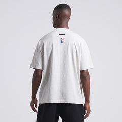 Miami Heat Fear of God Unisex NBA x ESSENTIALS T-Shirt Heather Gray