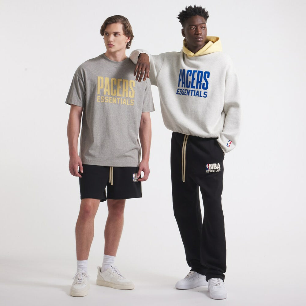 Indiana Pacers Unisex NBA Paris x ESSENTIALS T-Shirt Gray