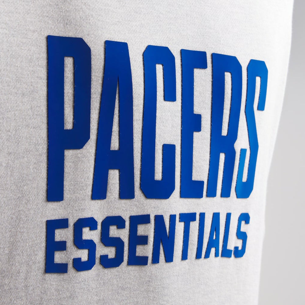 Indiana Pacers Unisex NBA Paris x ESSENTIALS Pullover Hoodie Heather Gray