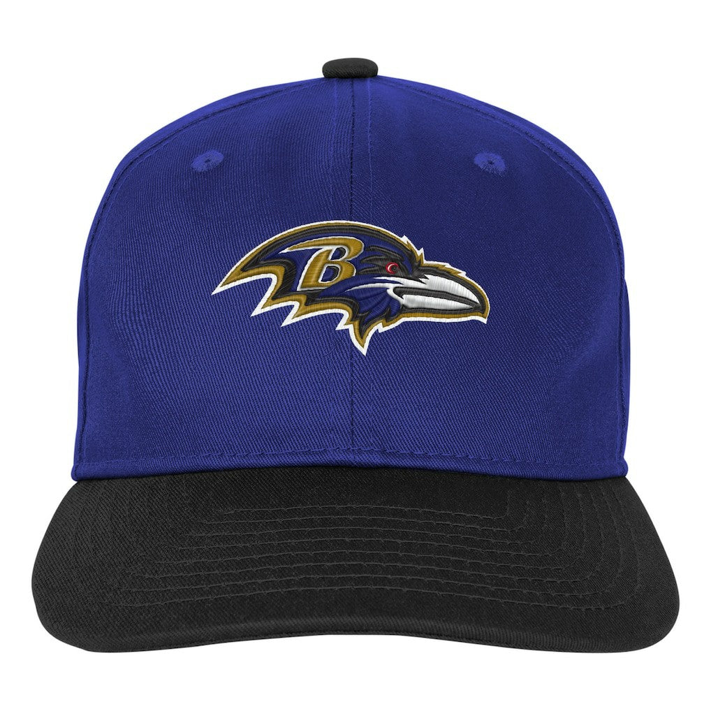 Baltimore Ravens Outerstuff Youth True Retro Adjustable Hat - Purple - NFL