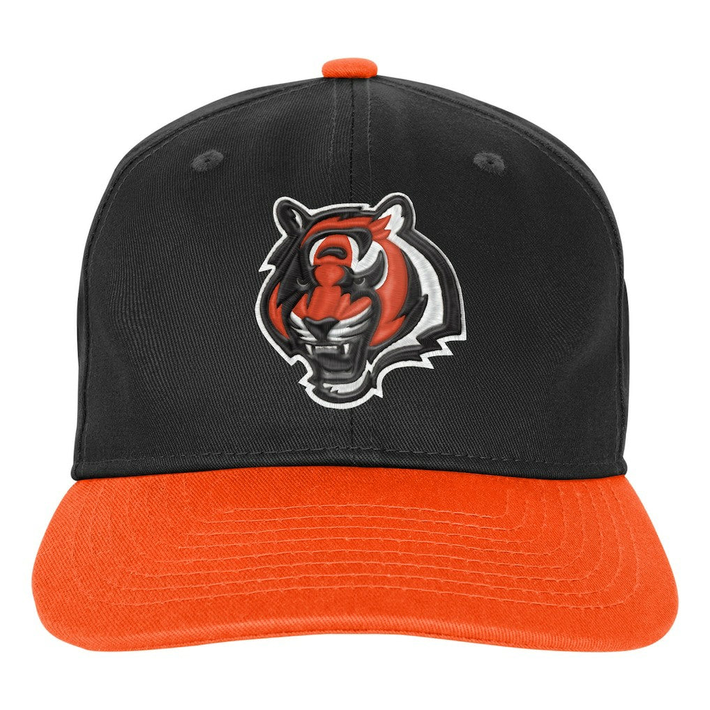 Cincinnati Bengals Outerstuff Youth True Retro Adjustable Hat - Black - NFL