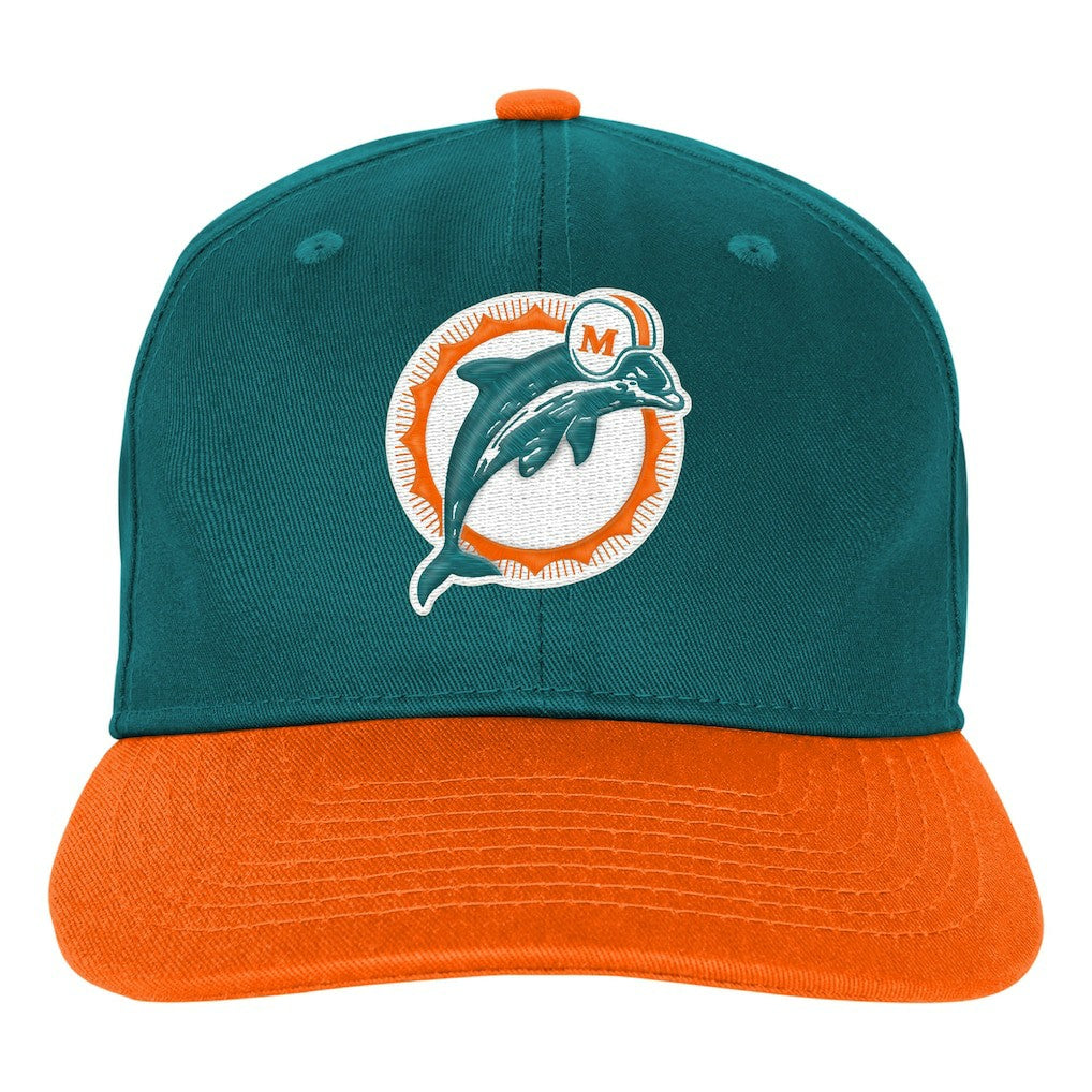 Miami Dolphins Outerstuff Youth True Retro Adjustable Hat - Aqua - NFL