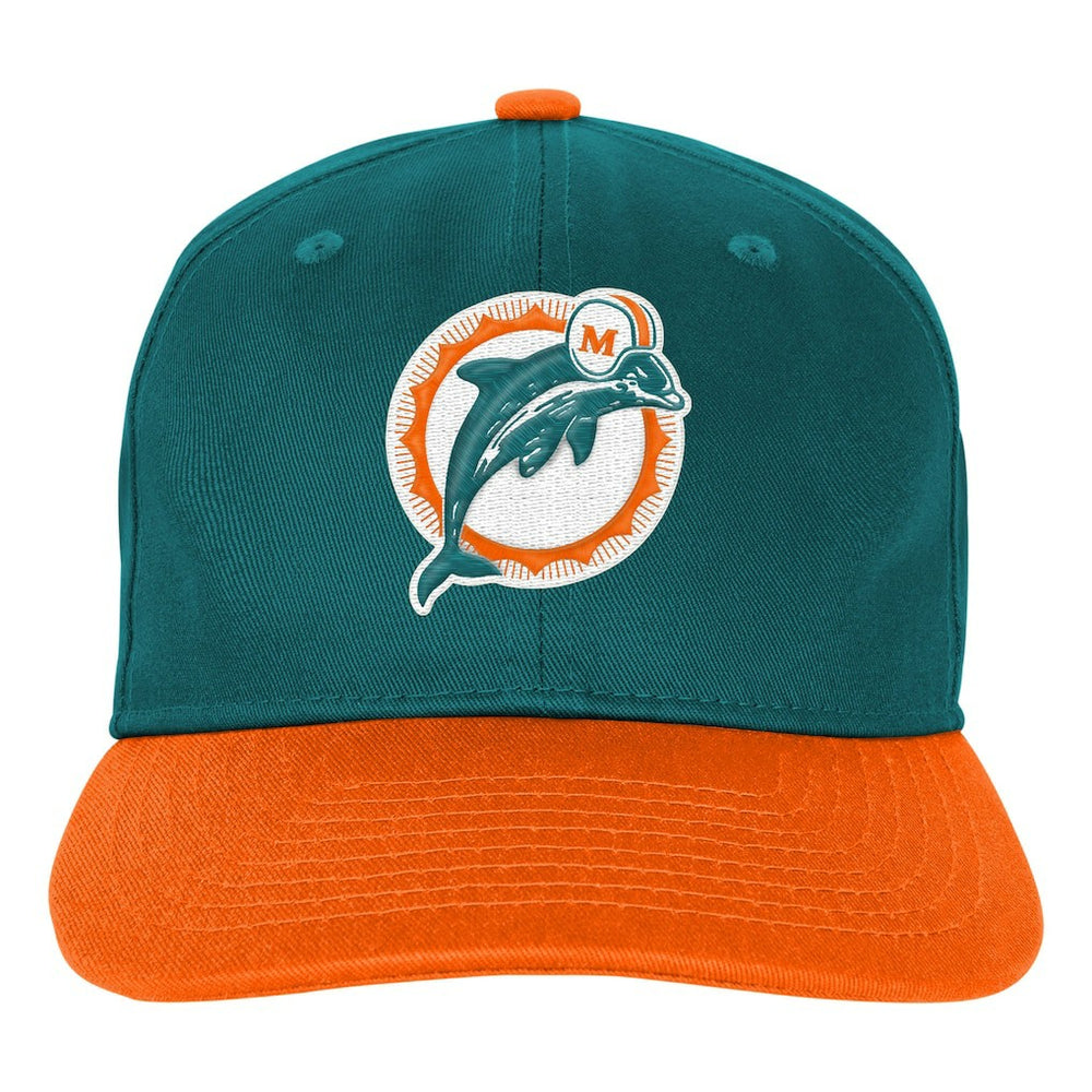 Miami Dolphins Outerstuff Youth True Retro Adjustable Hat - Aqua - NFL
