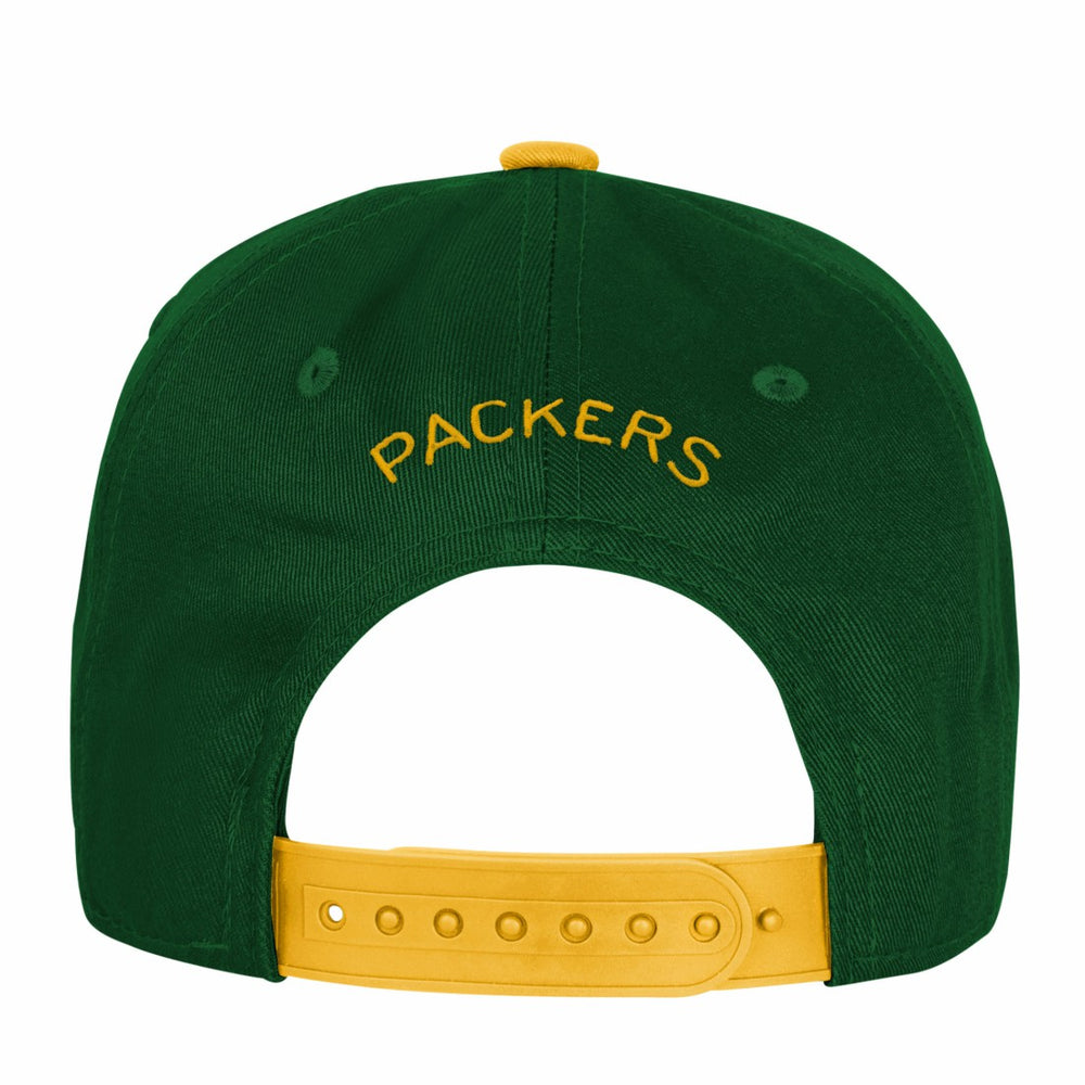 Green Bay Packers Outerstuff Youth True Retro Adjustable Hat - Green - NFL