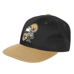 New Orleans Saints Outerstuff Youth True Retro Adjustable Hat - Black - NFL