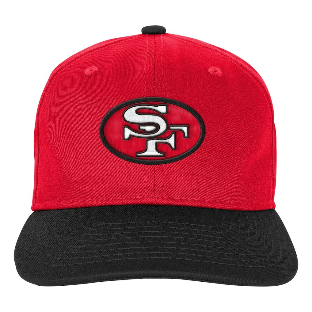 San Francisco 49ers Outerstuff Youth True Retro Adjustable Hat - Scarlet - NFL