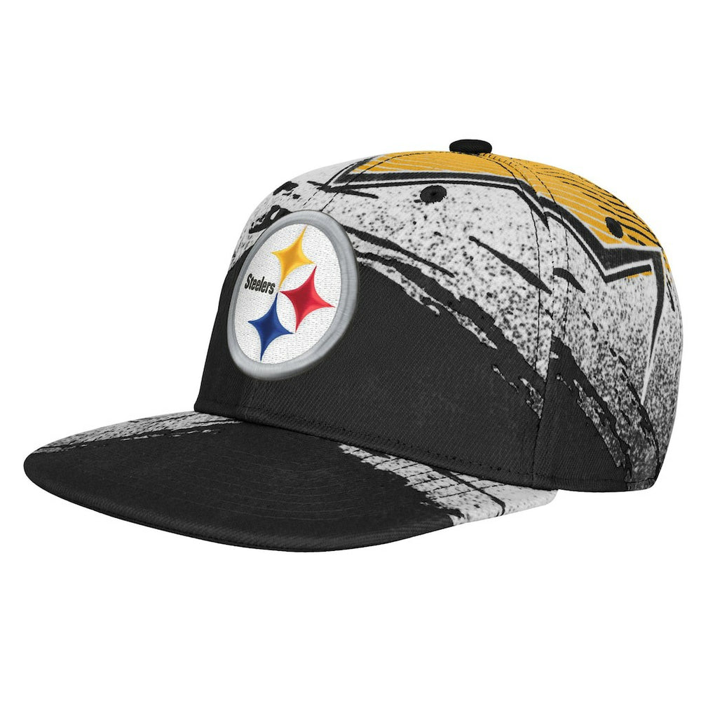 Pittsburgh Steelers Outerstuff Youth Make Noise Adjustable Hat - Black - NFL