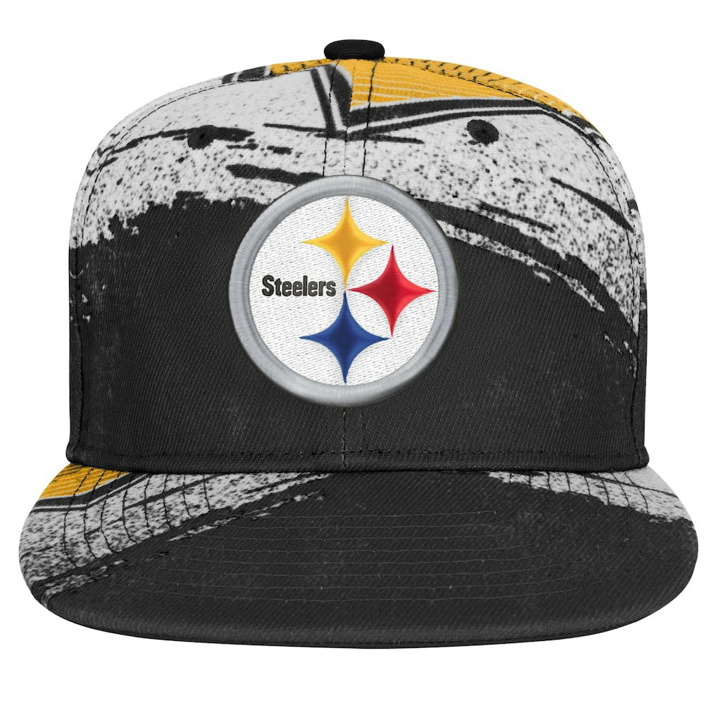 Pittsburgh Steelers Outerstuff Youth Make Noise Adjustable Hat - Black - NFL
