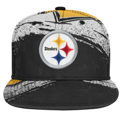 Pittsburgh Steelers Outerstuff Youth Make Noise Adjustable Hat - Black - NFL