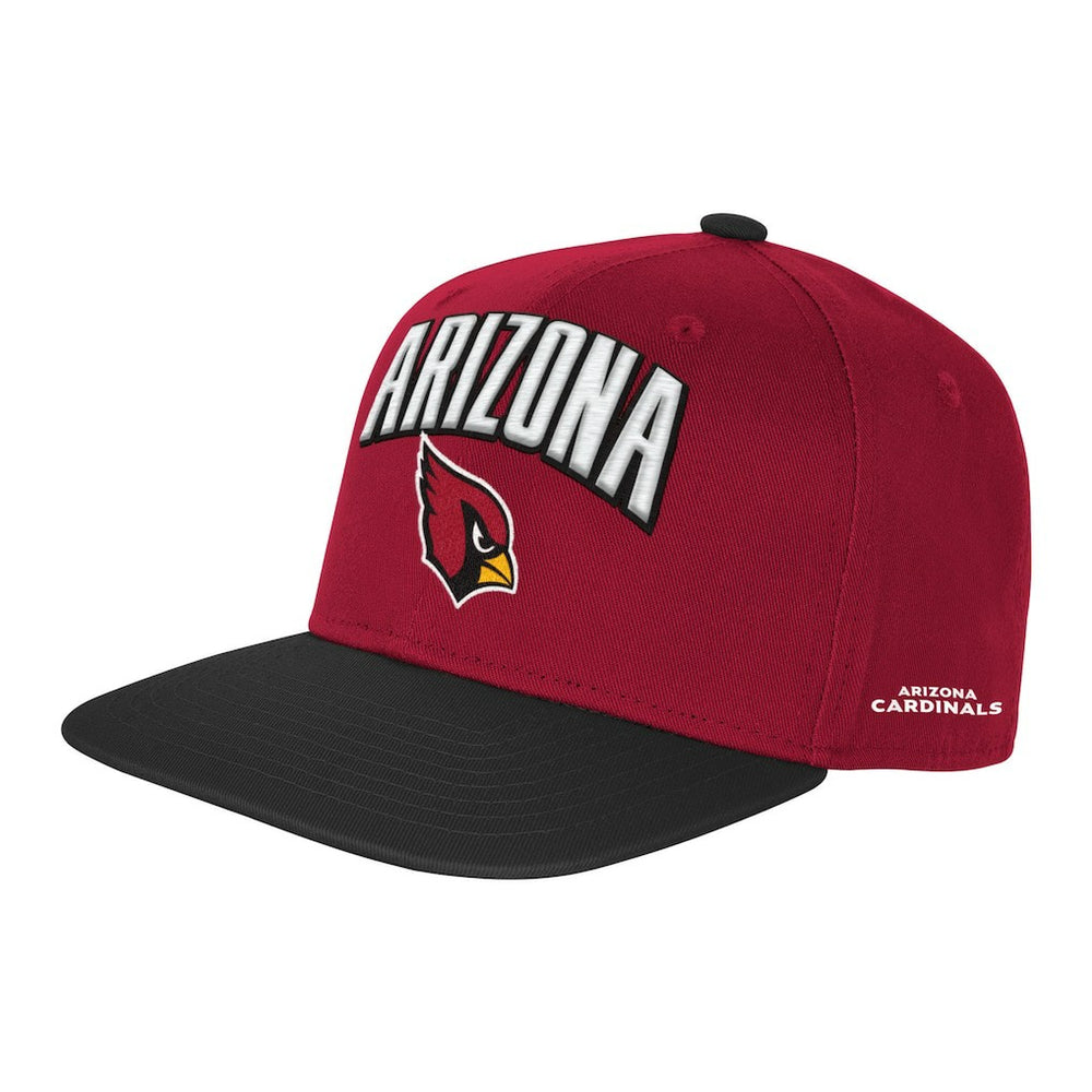 Arizona Cardinals Outerstuff Youth Essentials Snapback Hat - Cardinal - NFL