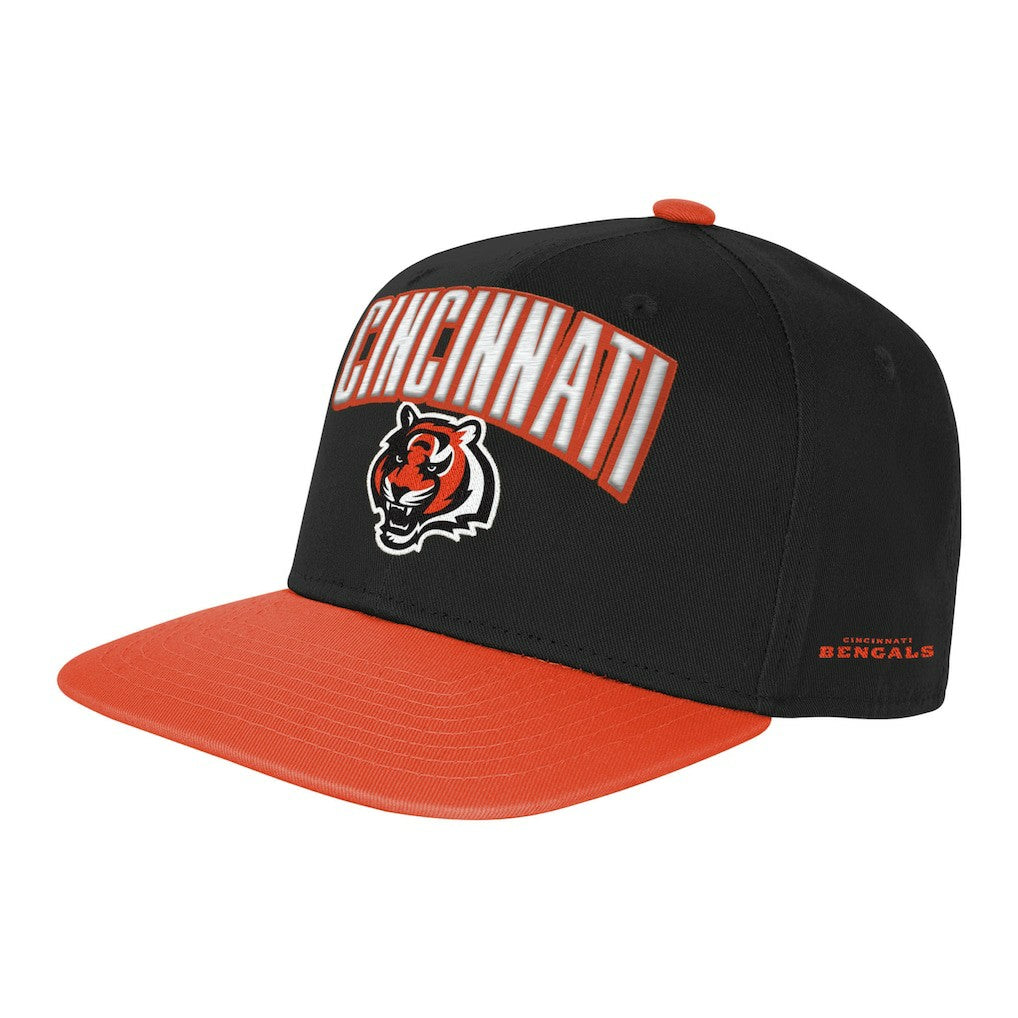 Cincinnati Bengals Outerstuff Youth Essentials Snapback Hat - Black - NFL