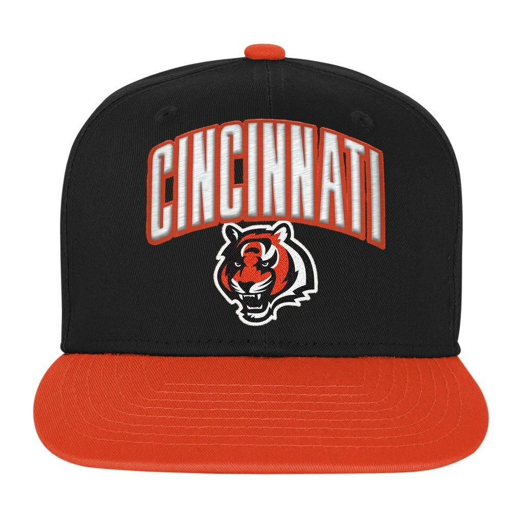 Cincinnati Bengals Outerstuff Youth Essentials Snapback Hat - Black - NFL