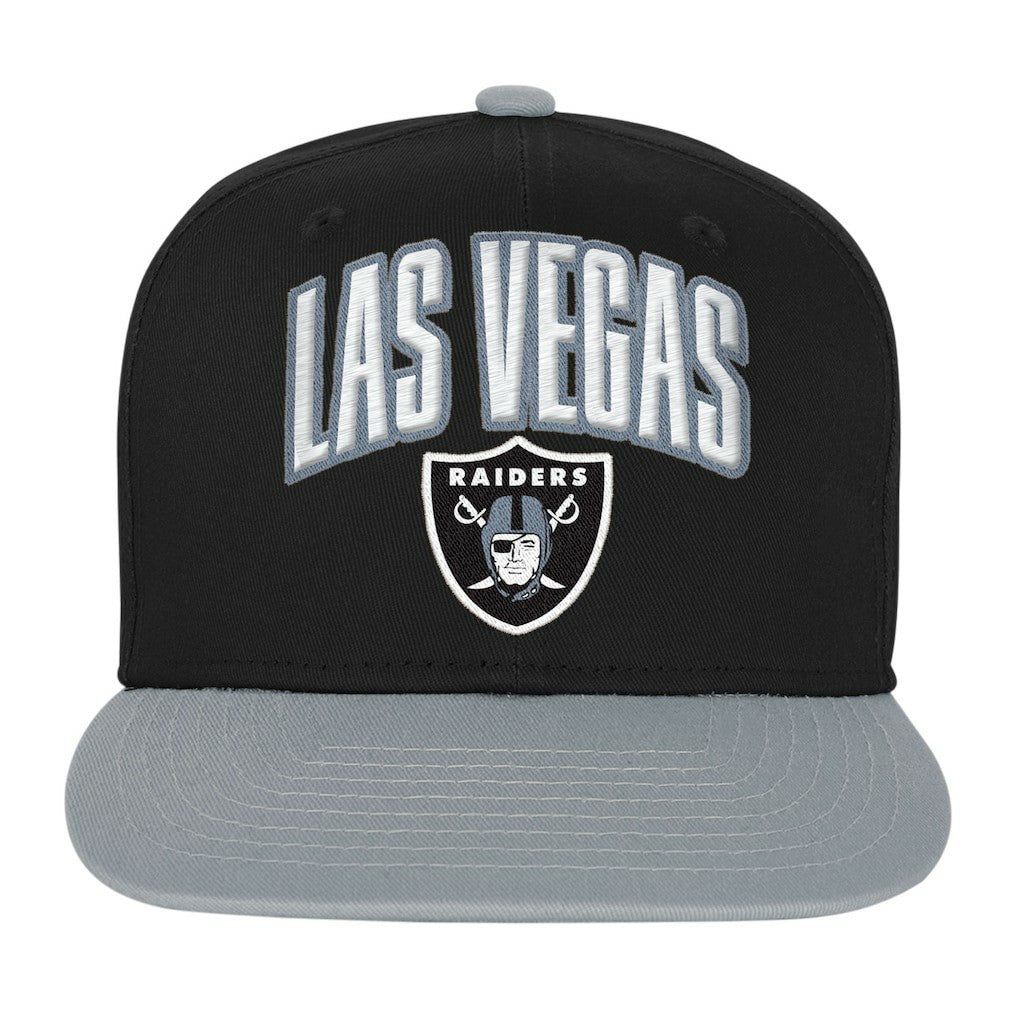 Las Vegas Raiders Outerstuff Youth Essentials Snapback Hat - Black - NFL