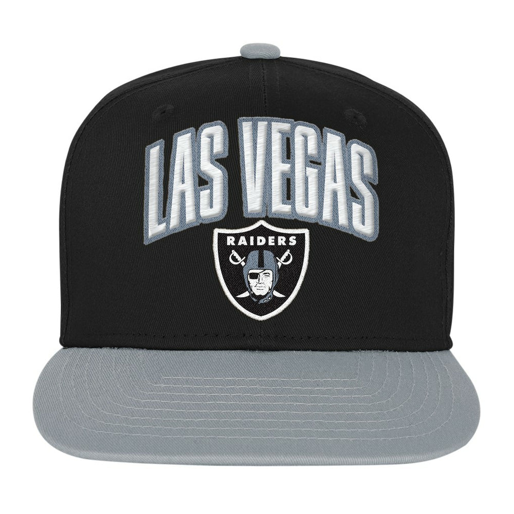 Las Vegas Raiders Outerstuff Youth Essentials Snapback Hat - Black - NFL