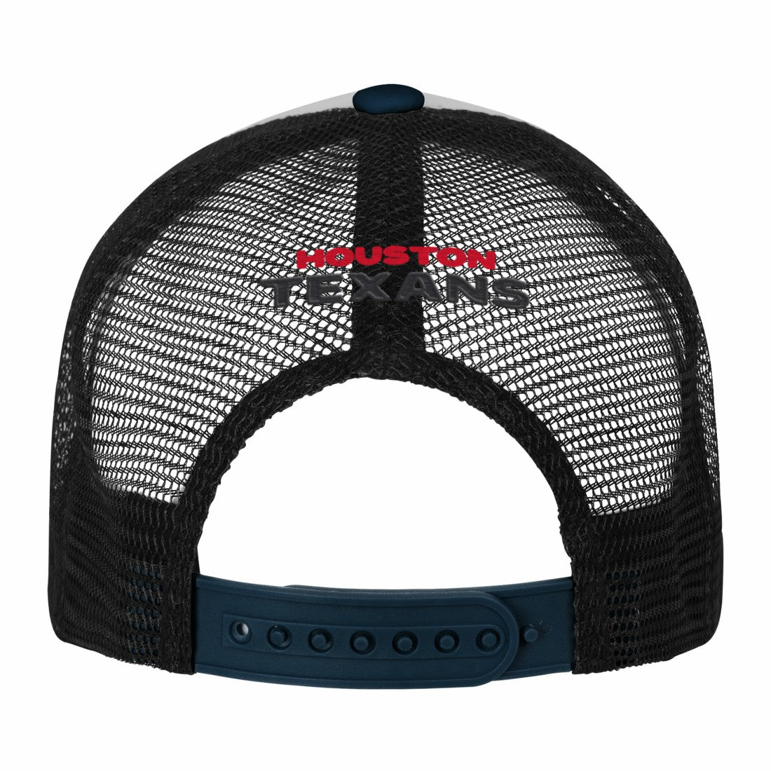 Houston Texans Youth Essentials Trucker Adjustable Hat - White/Navy - NFL
