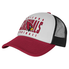 Arizona Cardinals Youth Essentials Trucker Adjustable Hat - White/Cardinal - NFL