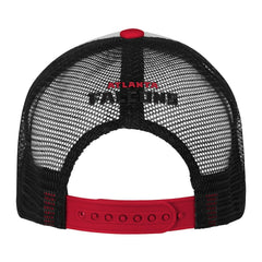 Atlanta Falcons Youth Essentials Trucker Adjustable Hat - White/Red - NFL