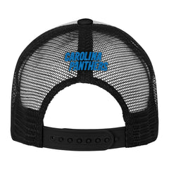 Carolina Panthers Youth Essentials Trucker Adjustable Hat - White/Black - NFL