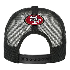 San Francisco 49ers Youth Modern Fan Trucker Adjustable Hat - White/Black - NFL