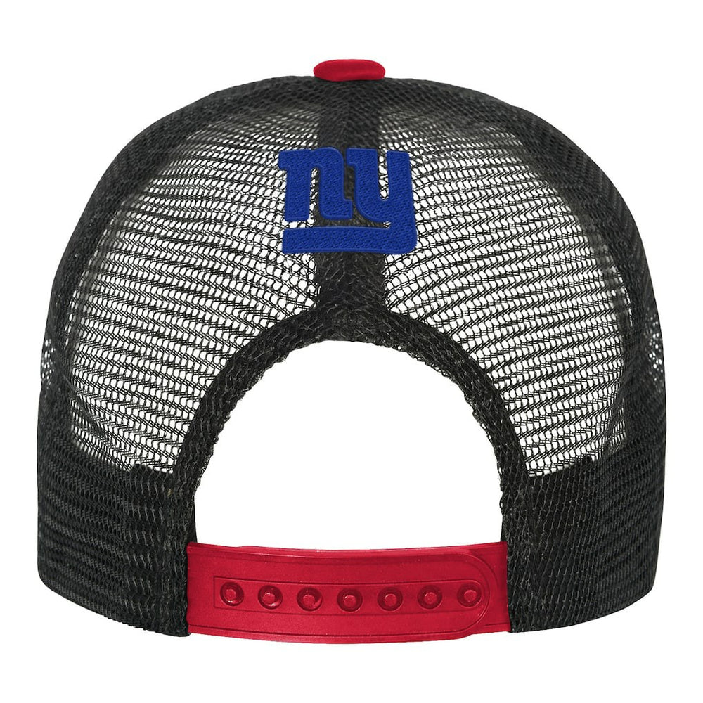 New York Giants Youth Modern Fan Trucker Adjustable Hat - White/Red - NFL