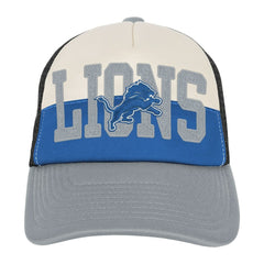 Detroit Lions Youth Modern Fan Trucker Adjustable Hat - White/Silver - NFL