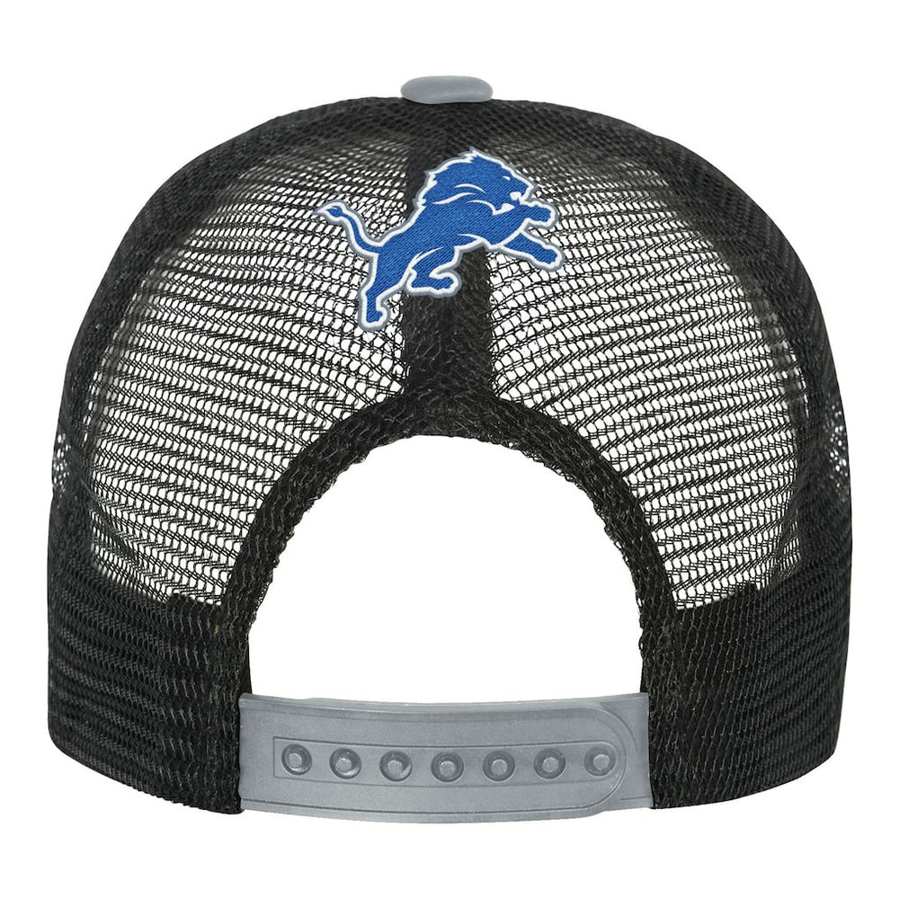 Detroit Lions Youth Modern Fan Trucker Adjustable Hat - White/Silver - NFL